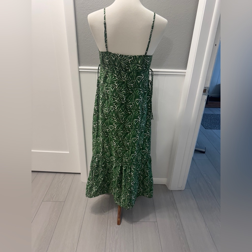 H&M Green Floral Women's Dress size S - Picture 2 of 5